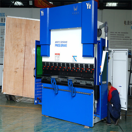 YALIAN ने 30t हाइड्रोलिक 60 टन सर्वो बॉल्सक्रू इलेक्ट्रिक झुकने प्रेस ब्रेक 200 टन मशीन का इस्तेमाल किया